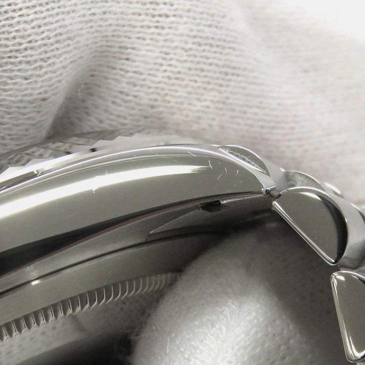 Pre Owned Rolex Datejust 126334 Automatic Grey Stainless Steel Men's Wristwatch 41 mm