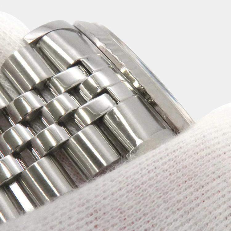 Pre Owned Rolex Datejust 16234 Automatic MOP 18K White Gold Stainless Steel Men's Wristwatch 36 mm