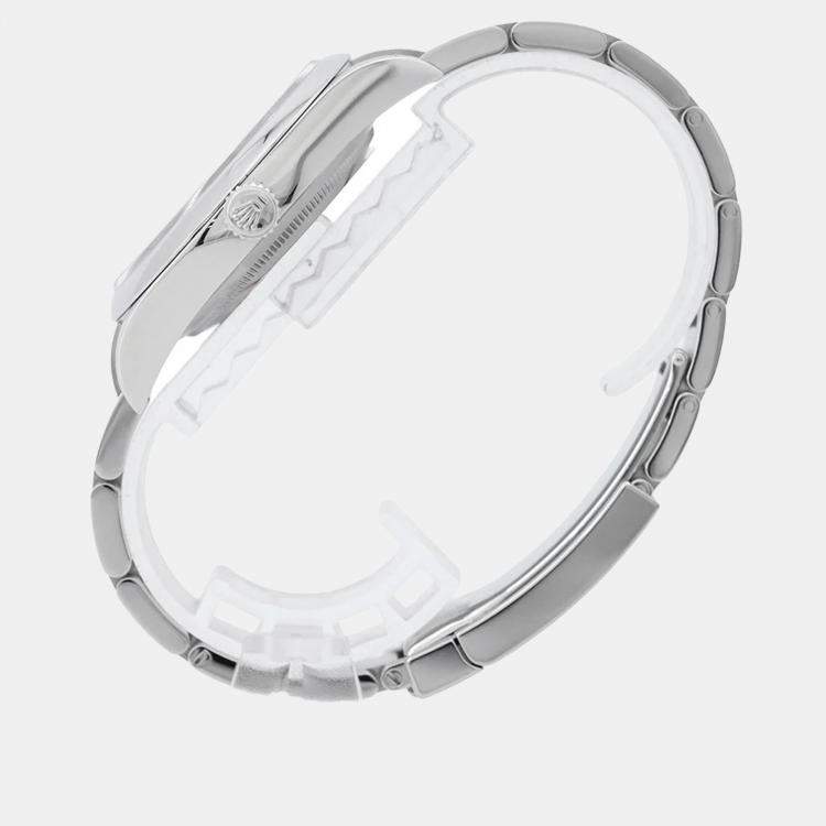 مملوكة مسبقًا Rolex Oyster Perpetual 114300 Automatic Dark Rolesium Stainless Steel  Men's Wristwatch 39 mm