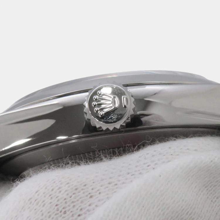مملوكة مسبقًا Rolex Oyster Perpetual 114300 Automatic Dark Rolesium Stainless Steel  Men's Wristwatch 39 mm