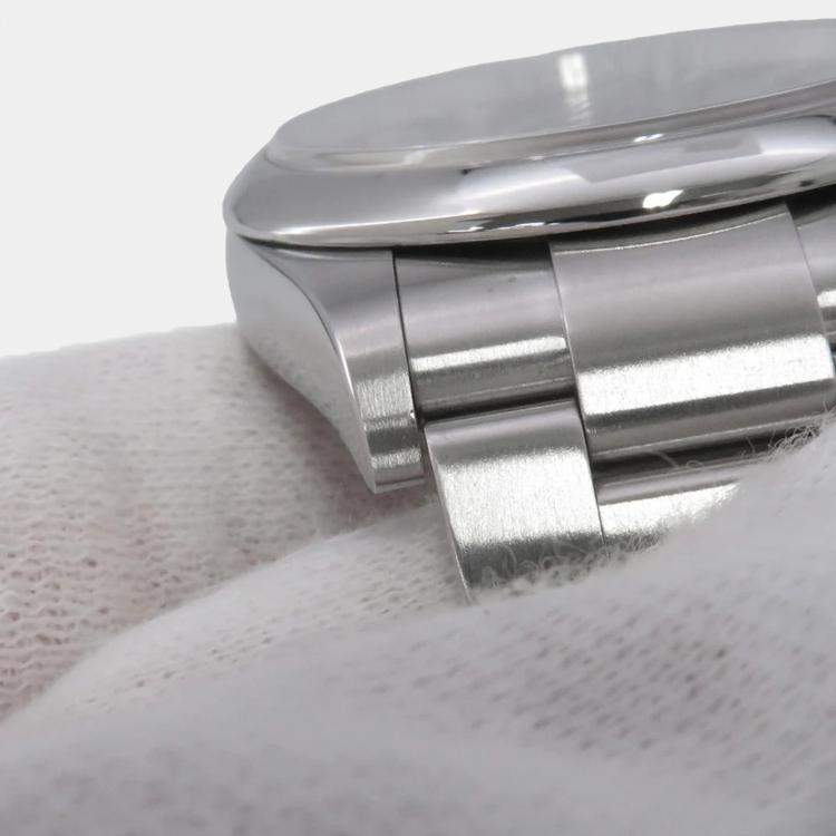 Pre Owned Rolex Oyster Perpetual 126000 Automatic Black Stainless Steel Men's Wristwatch 36 mm