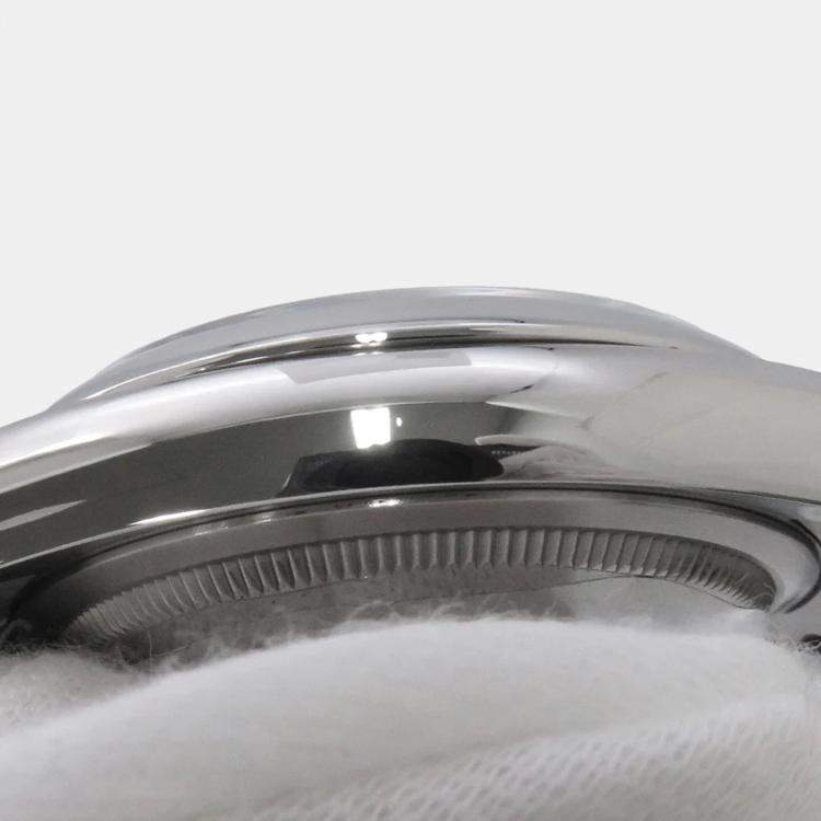 Pre Owned Rolex Oyster Perpetual 126000 Automatic Black Stainless Steel Men's Wristwatch 36 mm