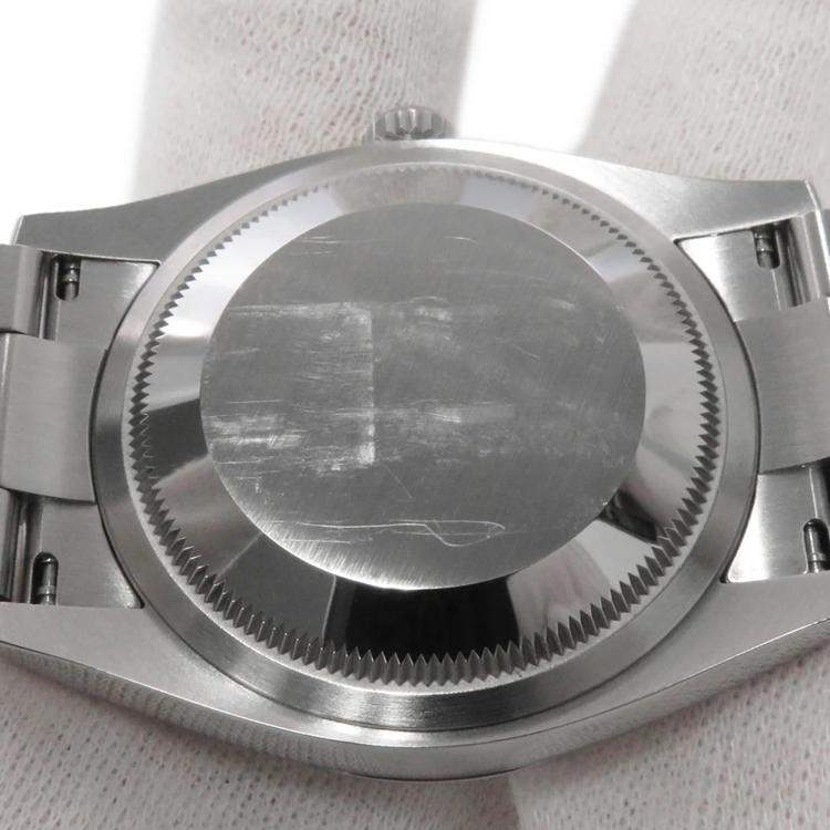 Pre Owned Rolex Oyster Perpetual 126000 Automatic Black Stainless Steel Men's Wristwatch 36 mm