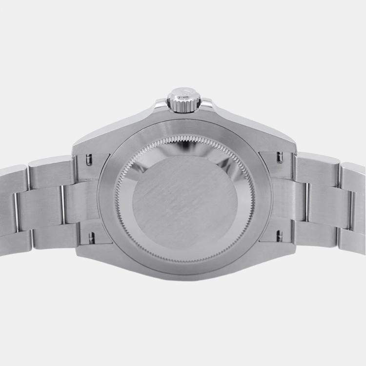 Pre Owned Rolex Air-King 126900 Automatic Black Stainless Steel Men's Wristwatch 40 mm