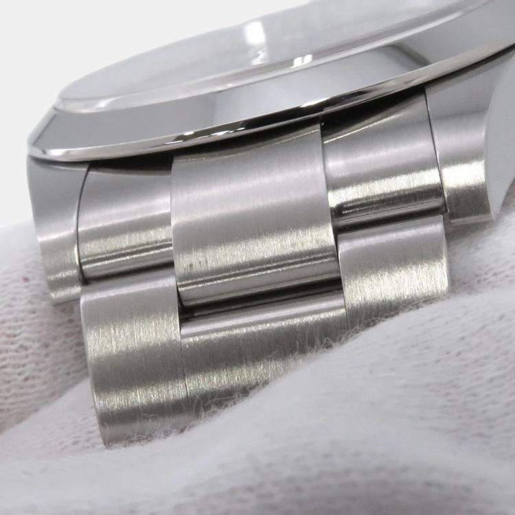 Pre Owned Rolex Air-King 126900 Automatic Black Stainless Steel Men's Wristwatch 40 mm