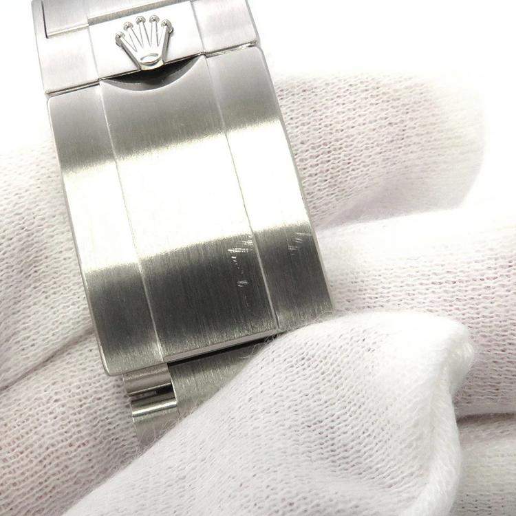 Pre Owned Rolex Air-King 126900 Automatic Black Stainless Steel Men's Wristwatch 40 mm