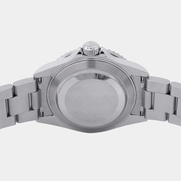 Pre Owned Rolex  Submariner 16610 Automatic Black Stainless Steel Men's Wristwatch 40 mm