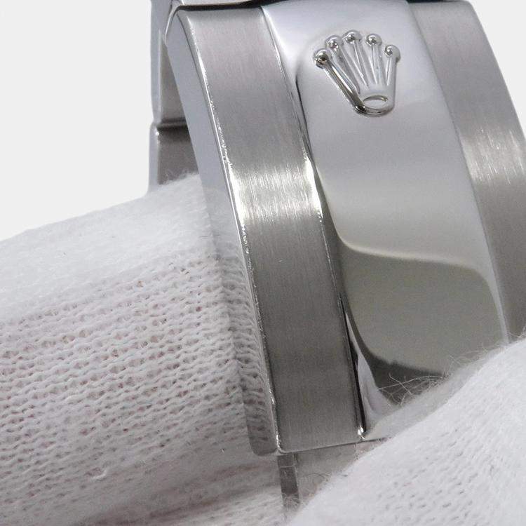 مملوكة مسبقًا Rolex Datejust II 116334 Automatic Black 18k White Gold Stainless Steel Men's Wristwatch 41 mm