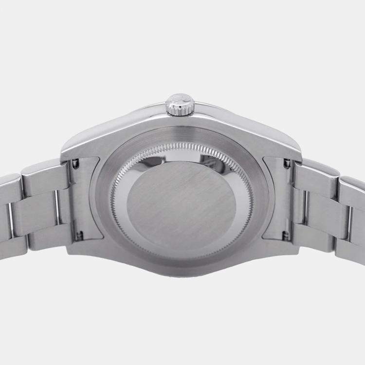 مملوكة مسبقًا Rolex Datejust II 116334 Automatic Black 18k White Gold Stainless Steel Men's Wristwatch 41 mm