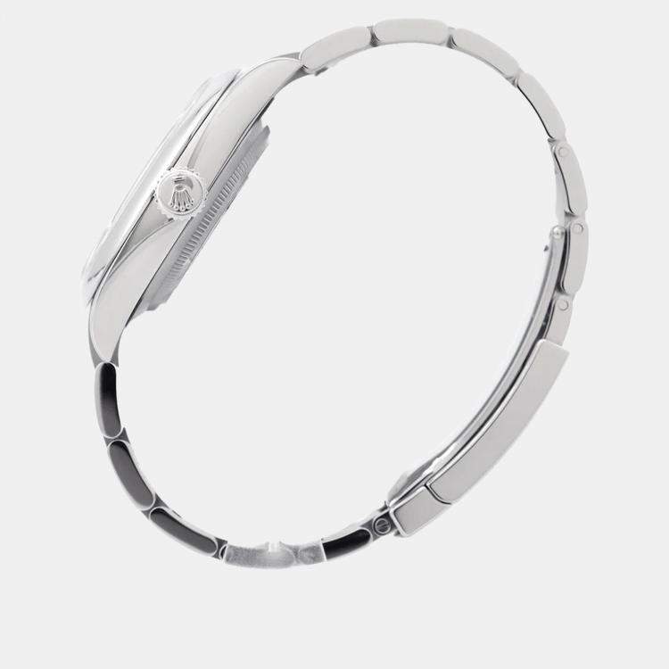 Pre Owned Rolex Oyster Perpetual 134300 Automatic Silver Stainless Steel Men's Wristwatch 41 mm