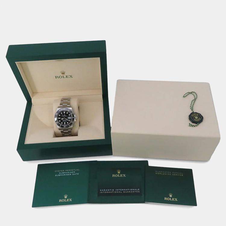 Pre Owned Rolex Submariner 126610LN Automatic Black Stainless Steel Men's Wristwatch 41 mm