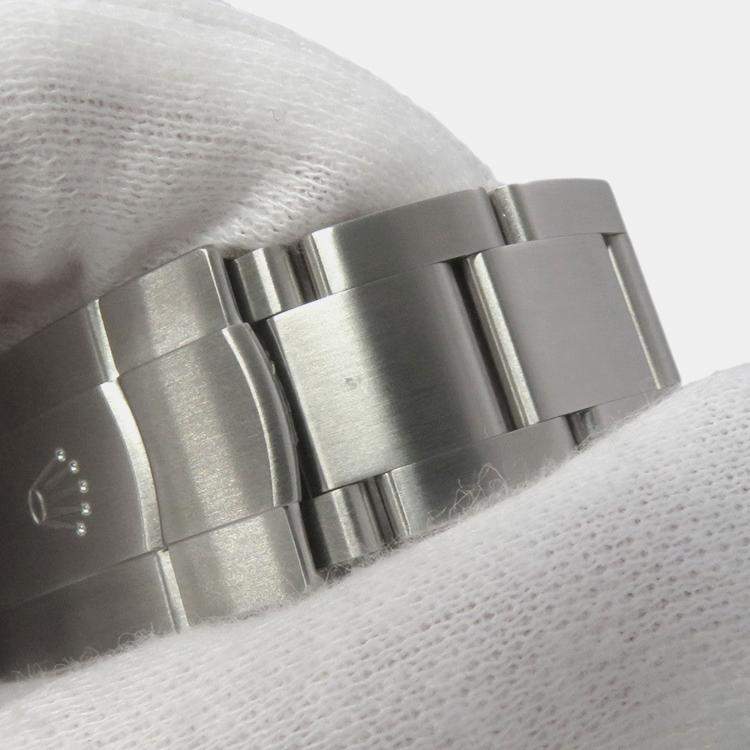 مملوكة مسبقًا ساعة يد رجالية رولكس أويستر بربتشوال 114300 أوتوماتيكية زرقاء ستانلس ستيل 39 ملم