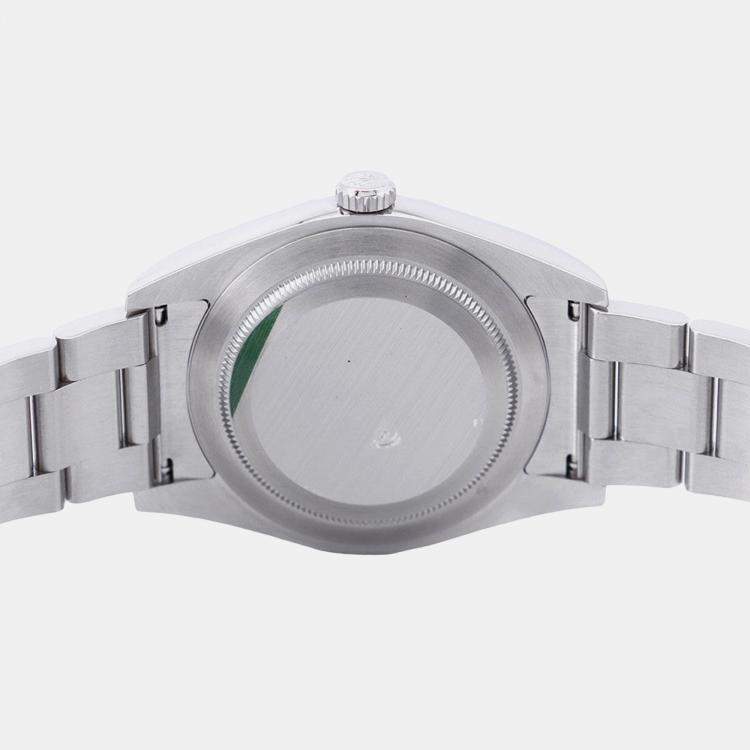 مملوكة مسبقًا ساعة يد رجالية رولكس أويستر بربتشوال 114300 أوتوماتيكية زرقاء ستانلس ستيل 39 ملم