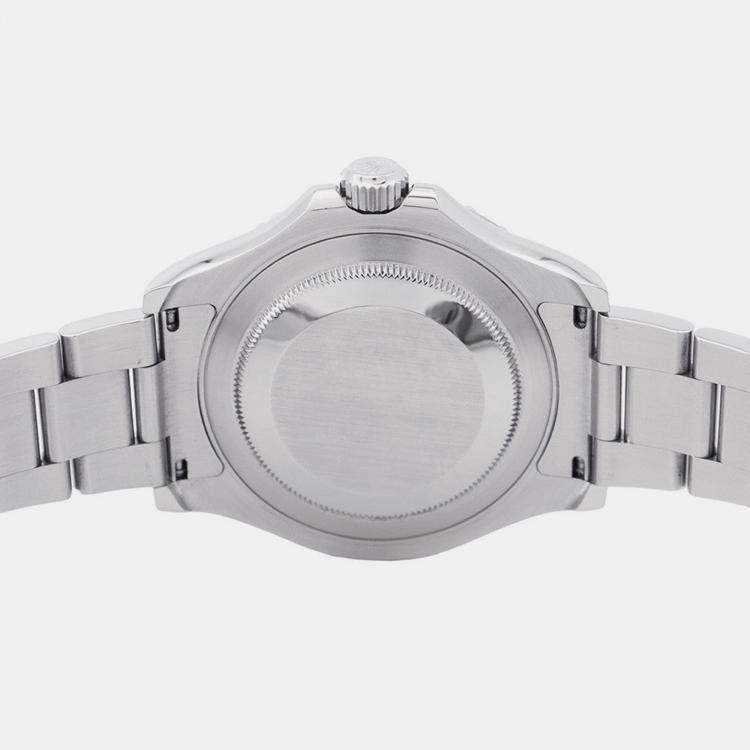 Pre Owned Rolex Yacht-Master 116622 Automatic Blue Stainless Steel Men's Wristwatch 40 mm