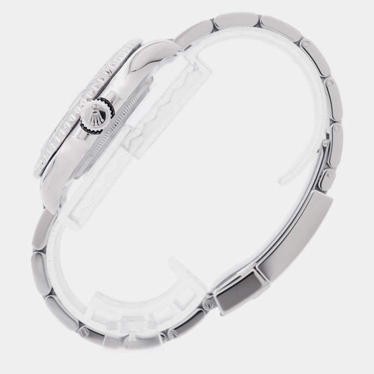 Pre Owned Rolex Yacht-Master 116622 Automatic Blue Stainless Steel Men's Wristwatch 40 mm