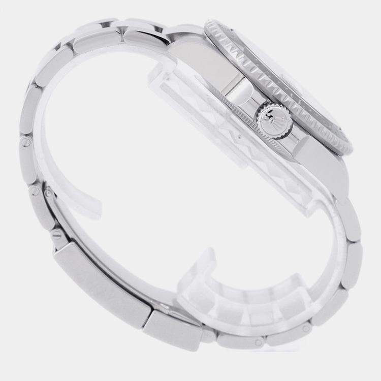 Pre Owned ساعة يد رجالية رولكس جي إم تي ماستر II 126720VTNR أوتوماتيك ستانلس ستيل سوداء 40 مم