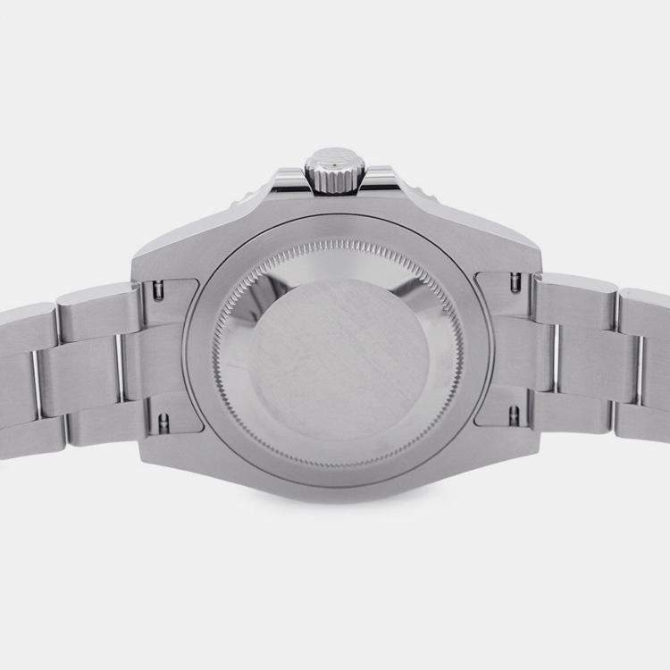 Pre Owned ساعة يد رجالية رولكس جي إم تي ماستر II 126720VTNR أوتوماتيك ستانلس ستيل سوداء 40 مم