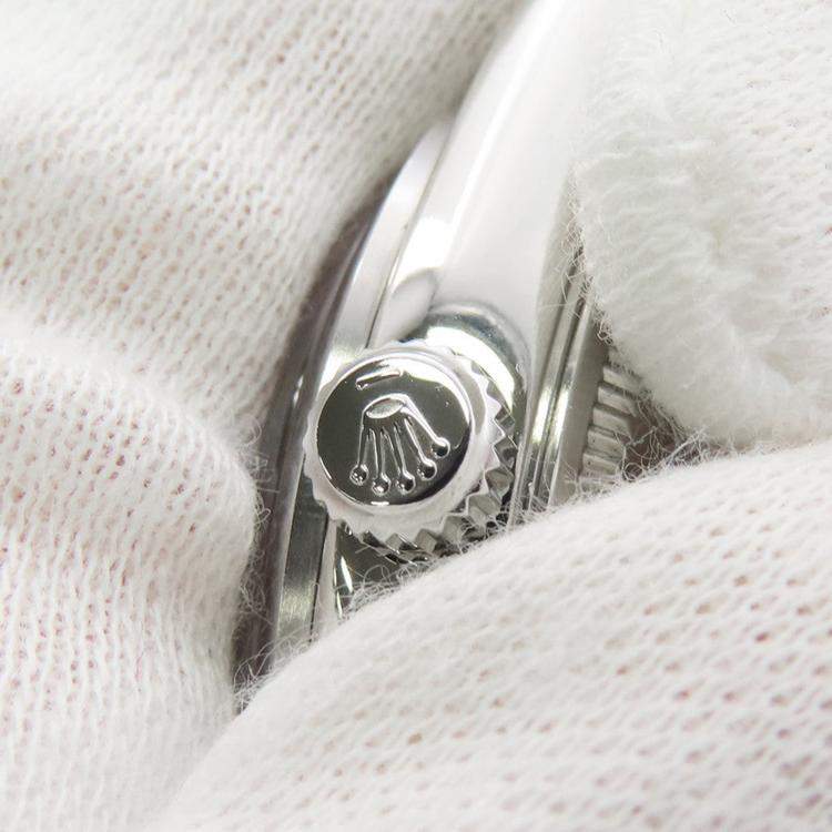 Pre Owned Rolex Air-King 14000M Automatic Blue Stainless Steel Men's Wristwatch 34 mm