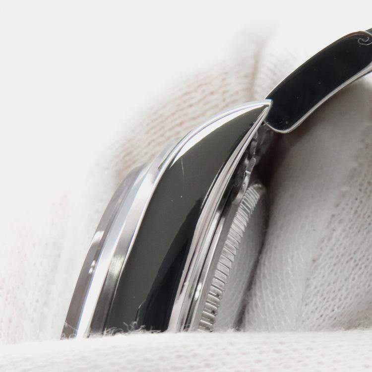 Pre Owned Rolex Air-King 14000M Automatic Blue Stainless Steel Men's Wristwatch 34 mm