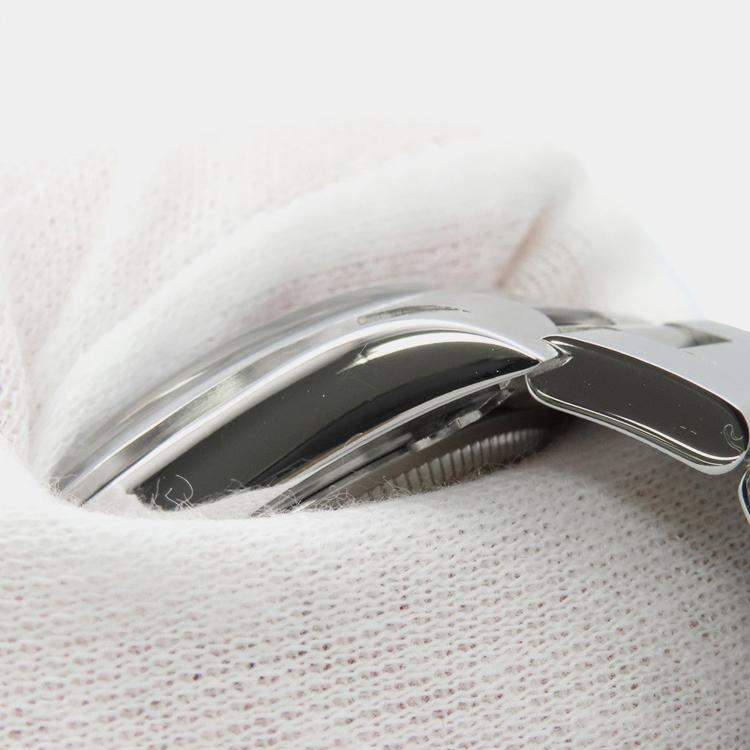 Pre Owned Rolex Air-King 14000M Automatic Blue Stainless Steel Men's Wristwatch 34 mm