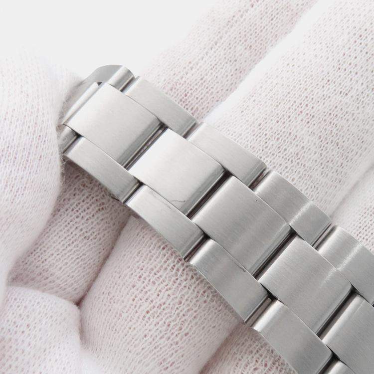 Pre Owned Rolex Air-King 14000M Automatic Blue Stainless Steel Men's Wristwatch 34 mm