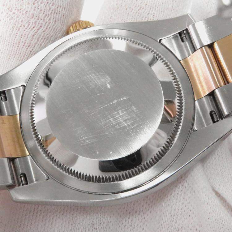 مملوكة مسبقًا Rolex Datejust 116261 Automatic White 18k Rose Gold Stainless Steel Men's Wristwatch 36 mm