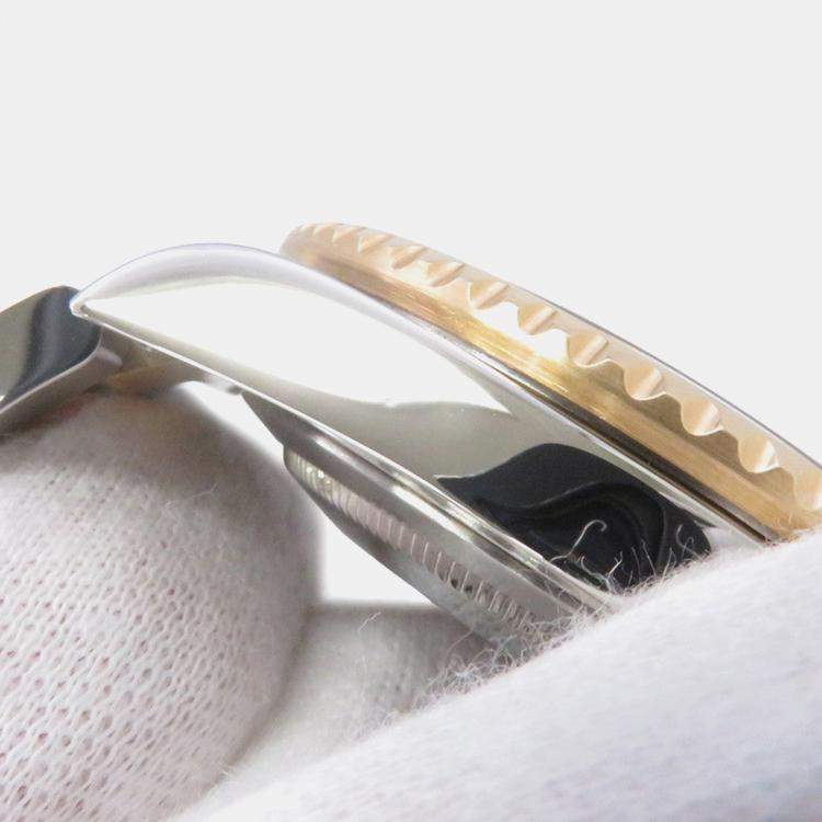 مملوكة مسبقًا Rolex GMT-Master II 16713 Automatic Brown 18k Yellow Gold Stainless Steel Men's Wristwatch 40 mm