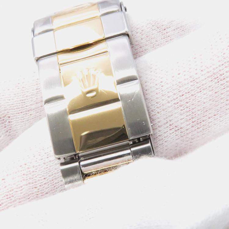 مملوكة مسبقًا Rolex GMT-Master II 16713 Automatic Brown 18k Yellow Gold Stainless Steel Men's Wristwatch 40 mm