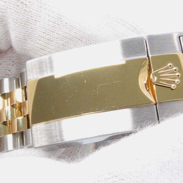 Pre Owned Rolex GMT-Master II 126713GRNR Automatic Black 18k Yellow Gold Stainless Steel Men's Wristwatch 40 mm