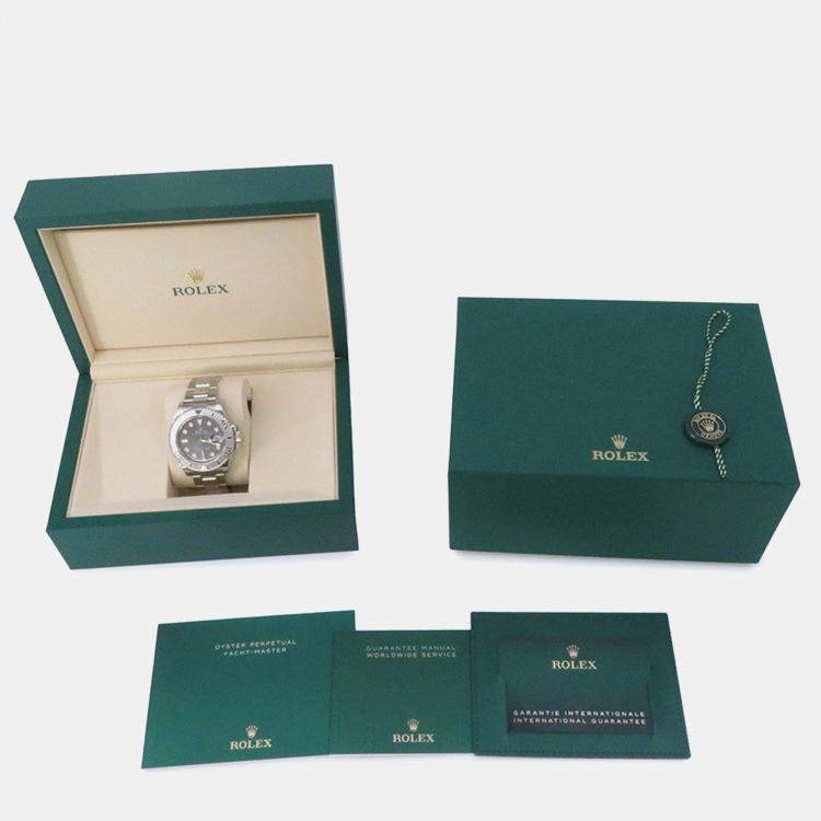 Pre Owned Rolex Yacht-Master 126622 Automatic Grey Stainless Steel Men's Wristwatch 40 mm