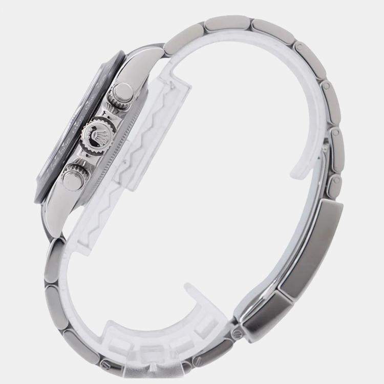 Pre Owned Rolex Cosmograph Daytona 116500LN Automatic Black Stainless Steel Men's Wristwatch 40 mm