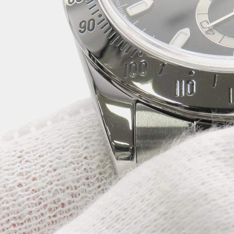 Pre Owned Rolex Cosmograph Daytona 116520 Automatic Black Stainless Steel Men's Wristwatch 40 mm