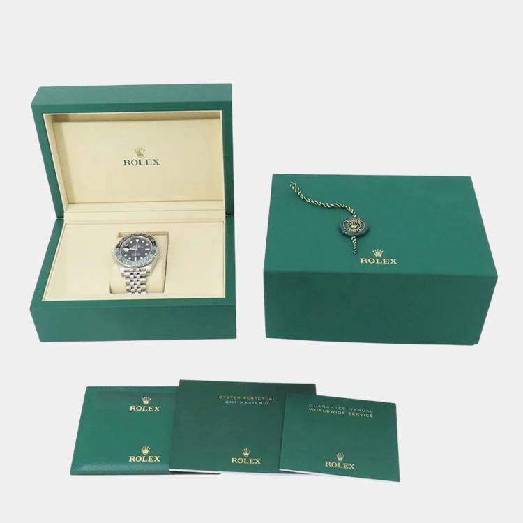 Pre Owned Rolex GMT-Master II 126720VTNR Automatic Black Stainless Steel Men's Wristwatch 40 mm