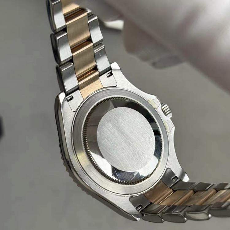 مملوكة مسبقًا Rolex Yacht-Master 126621 Automatic Brown 18k Rose Gold Stainless Steel Men's Wristwatch 40 mm