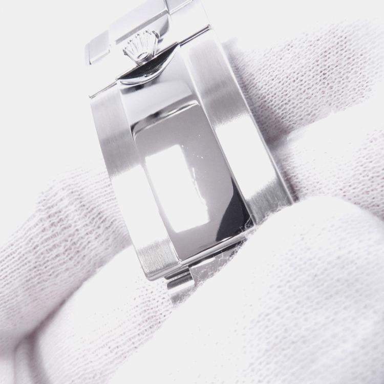 Pre Owned Rolex Yacht-Master 116622 Automatic Blue Stainless Steel Men's Wristwatch 40 mm