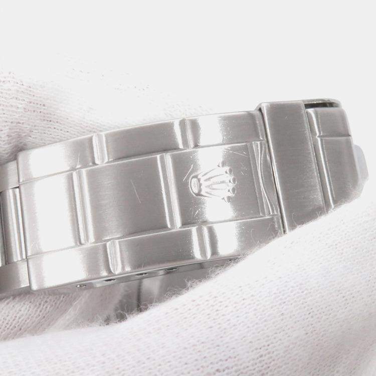 Pre Owned Rolex Explorer II 16570 Automatic Black Stainless Steel Men's Wristwatch 40 mm