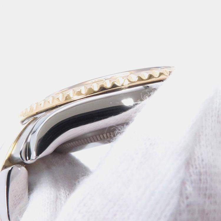 Pre Owned Rolex Yacht-Master 16623NC Automatic Black Shell 18k Yellow Gold Stainless Steel  Men's Wristwatch 40 mm