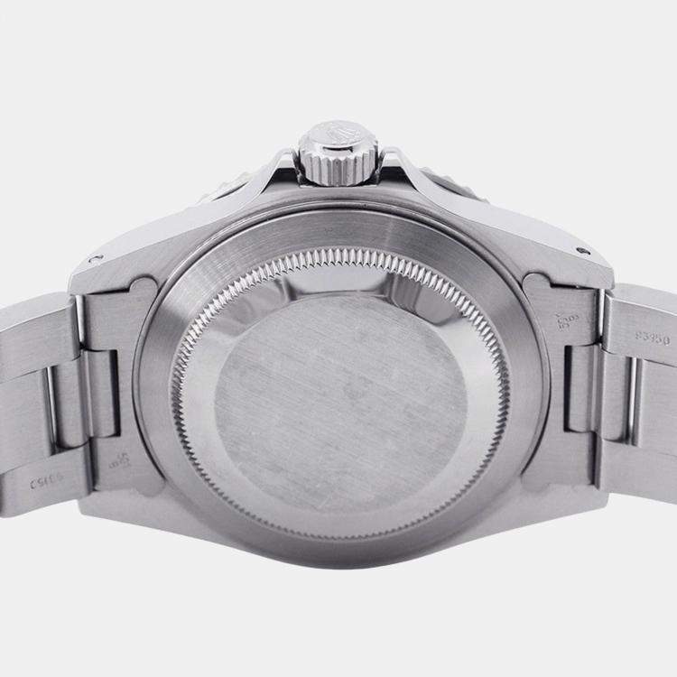 Pre Owned Rolex Submariner 14060M Automatic Black Stainless Steel Men's Wristwatch 40 mm