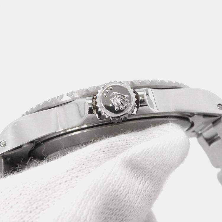 Pre Owned Rolex Submariner 14060M Automatic Black Stainless Steel Men's Wristwatch 40 mm