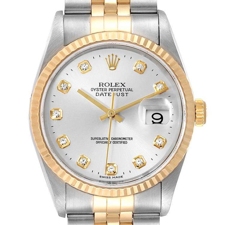 mens gold and silver rolex