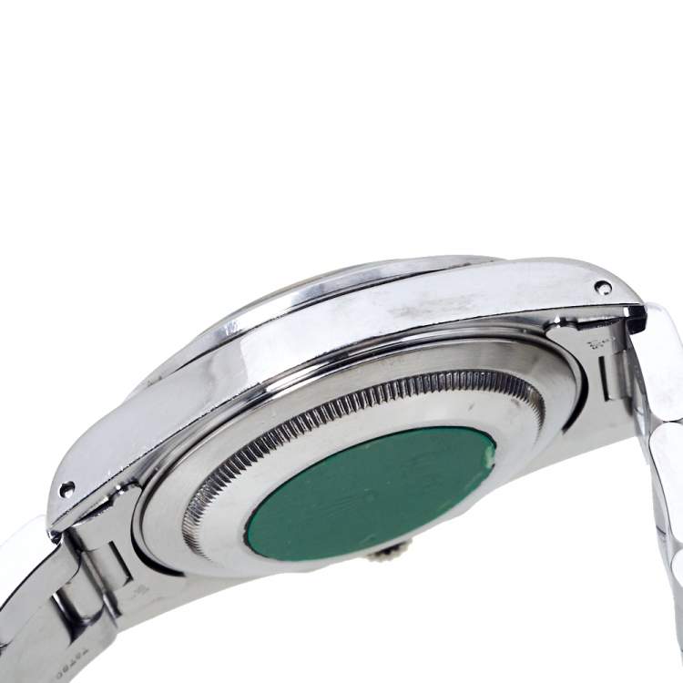 مملوكة مسبقًا Rolex Black Stainless Steel Explorer II 16570 Men's Wristwatch 40 MM