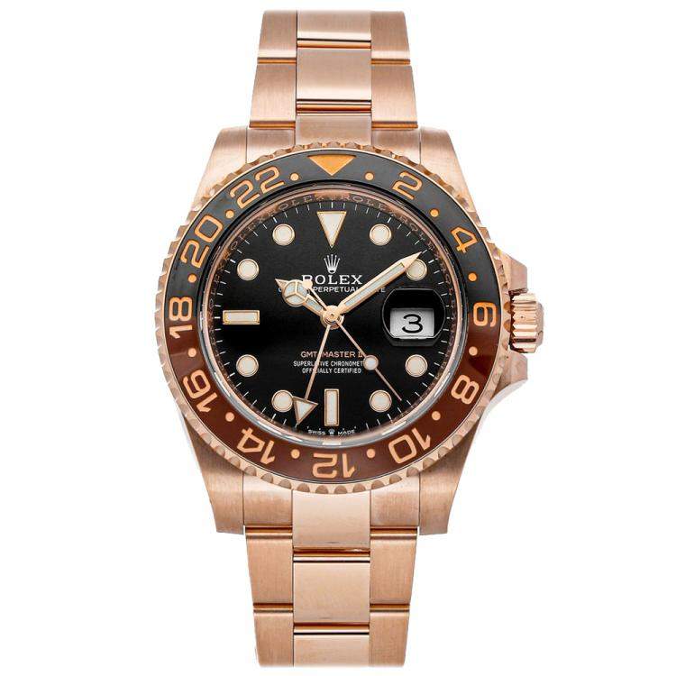 rose gold gmt rolex