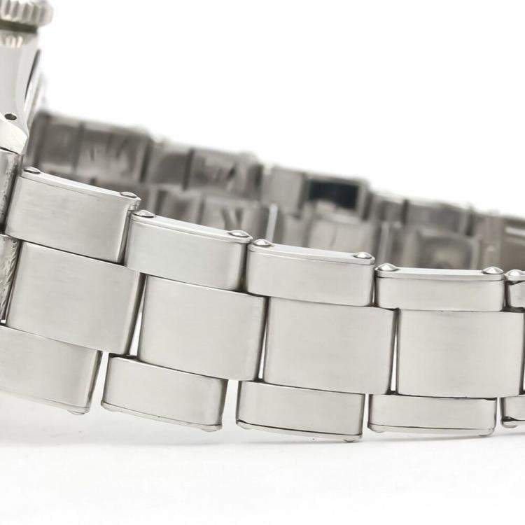 Pre Owned Rolex Orange Stainless Steel Oyster Precision Mechanical 6426 Men's Wristwatch 35 MM