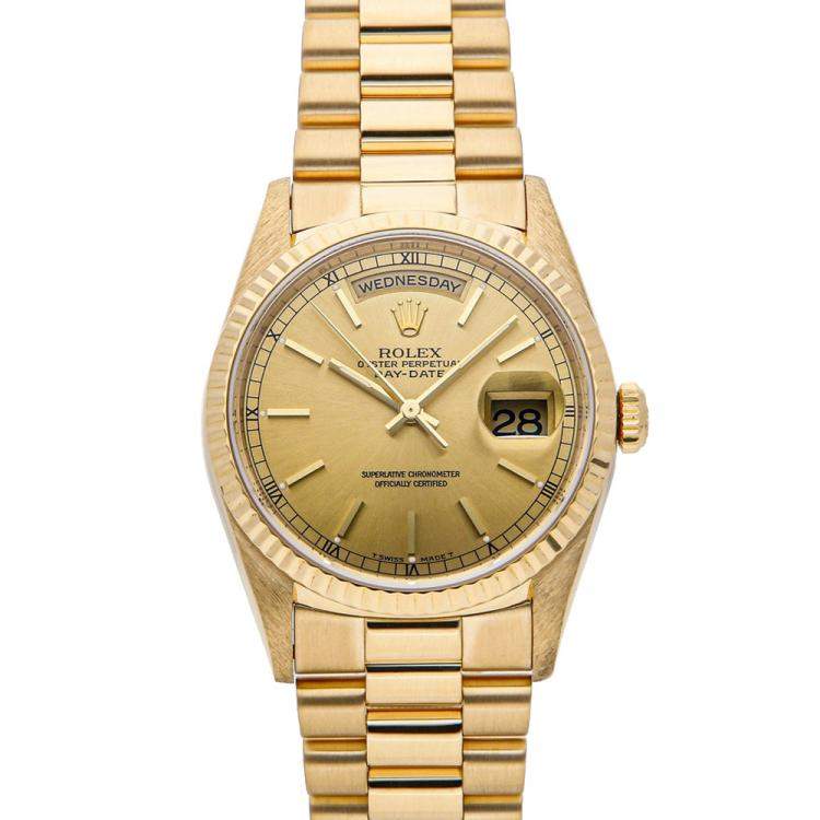 gold rolex used mens