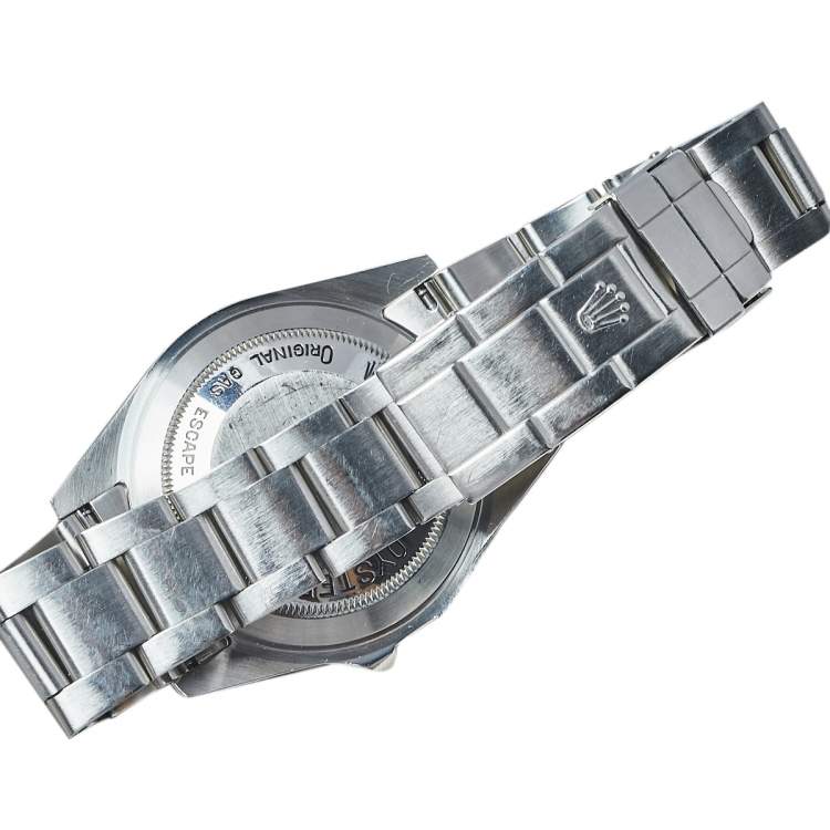 Pre Owned Rolex Black Stainless Steel Sea-Dweller 16600 T Automatic Men's Wristwatch 40 mm