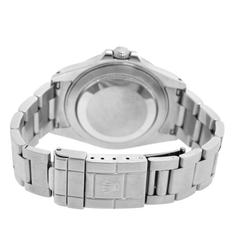 Pre Owned Rolex Black Stainless Steel Explorer II 16570 Men's Wristwatch 40 mm