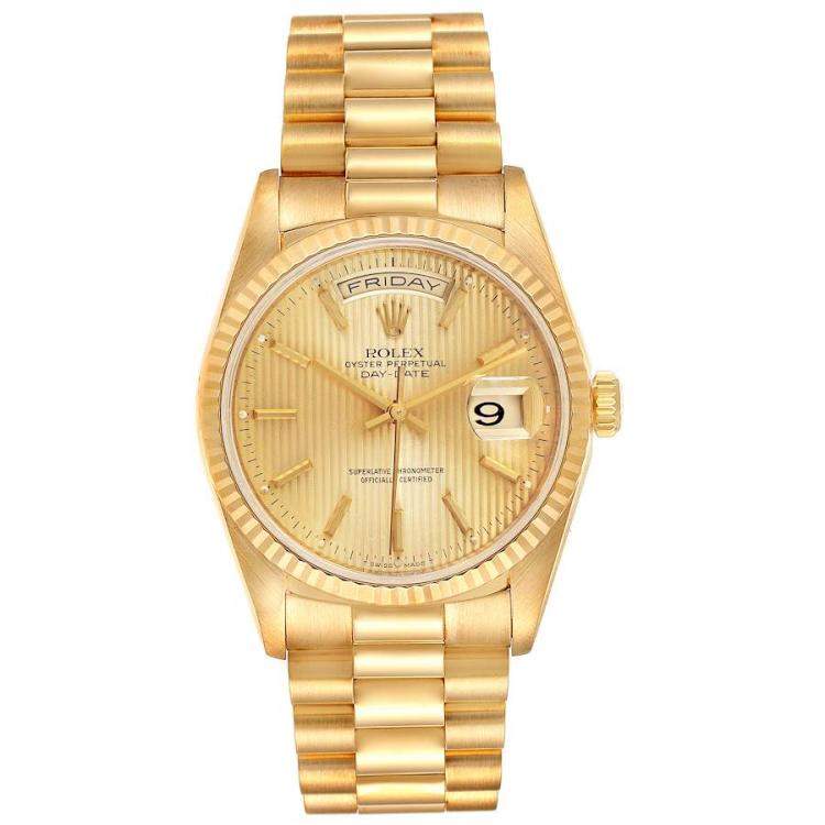 rolex president 18238