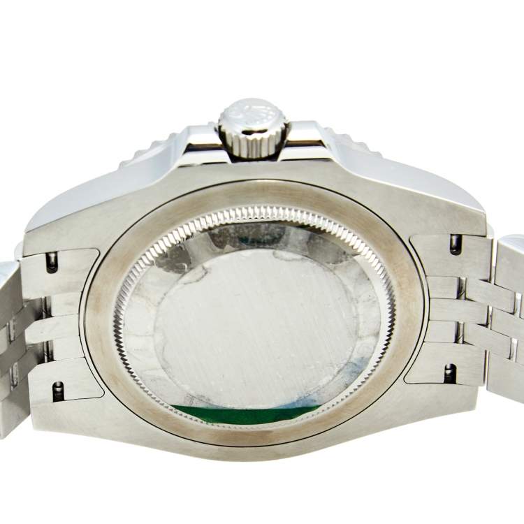 Pre Owned Rolex Black GMT Master II Batman Jubilee Stainless Steel 126710 Men's Wristwatch 40MM
