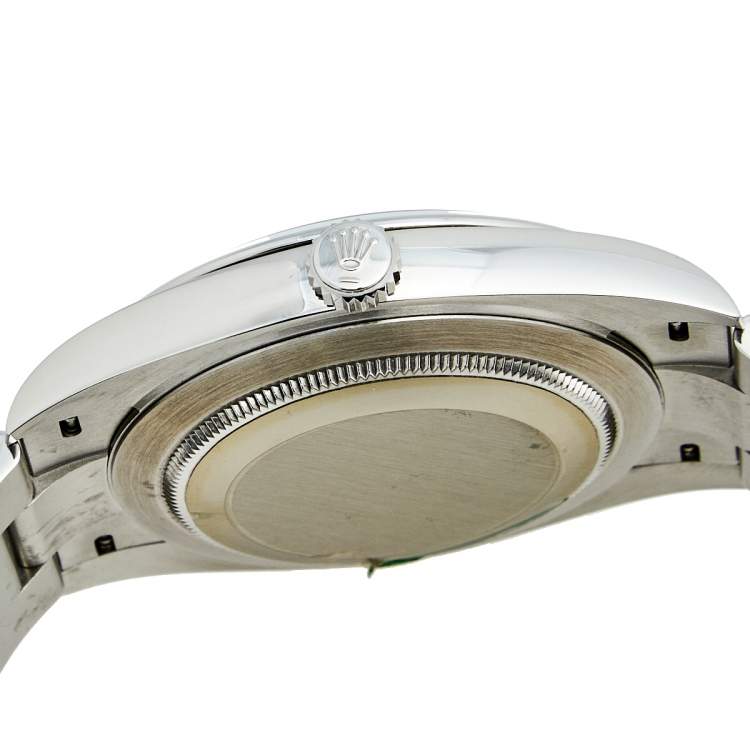 Pre Owned Rolex Silver Stainless Steel Datejust 126300 Men's Wristwatch 41 mm