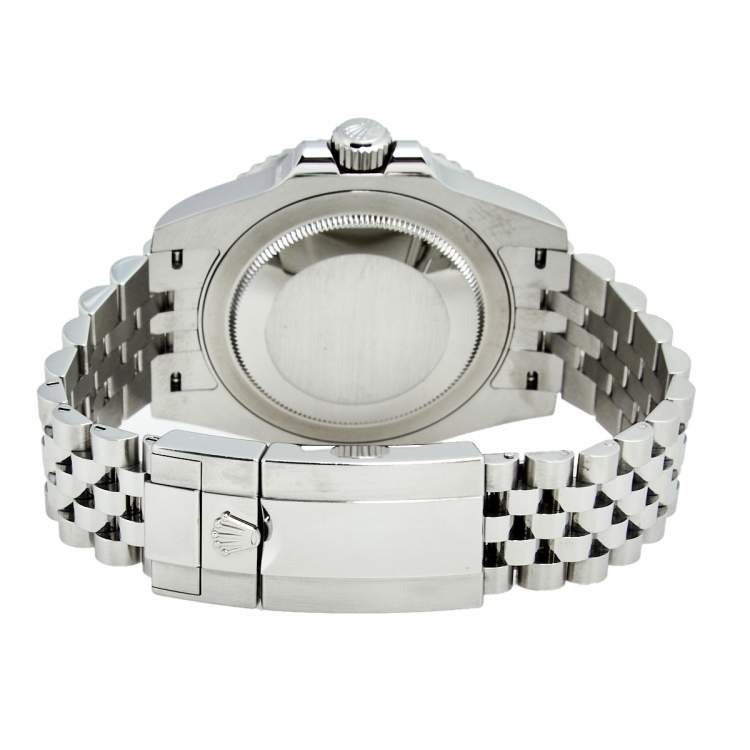 Pre Owned Rolex Black Cerachrome Stainless Steel GMT-Master II 126710BLRO-0002 Men's Wristwatch 40 mm